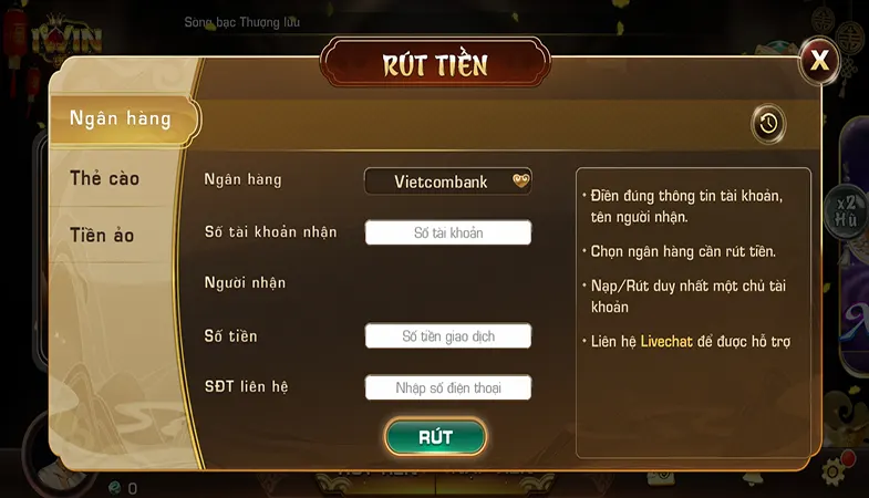 Quy Trình Rút Tiền Minh Bạch