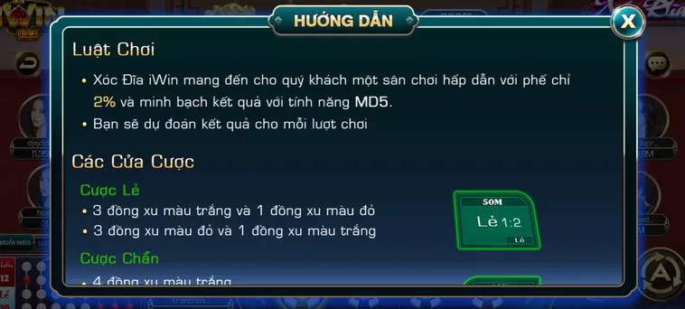 Khám Phá Trò Chơi Xóc Đĩa Tại Iwin Club Với Tỷ Lệ Thắng Hấp Dẫn Nhất